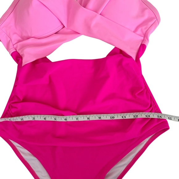 Eomenie One Piece Swimsuit Pink Size M - Picture 6 of 8